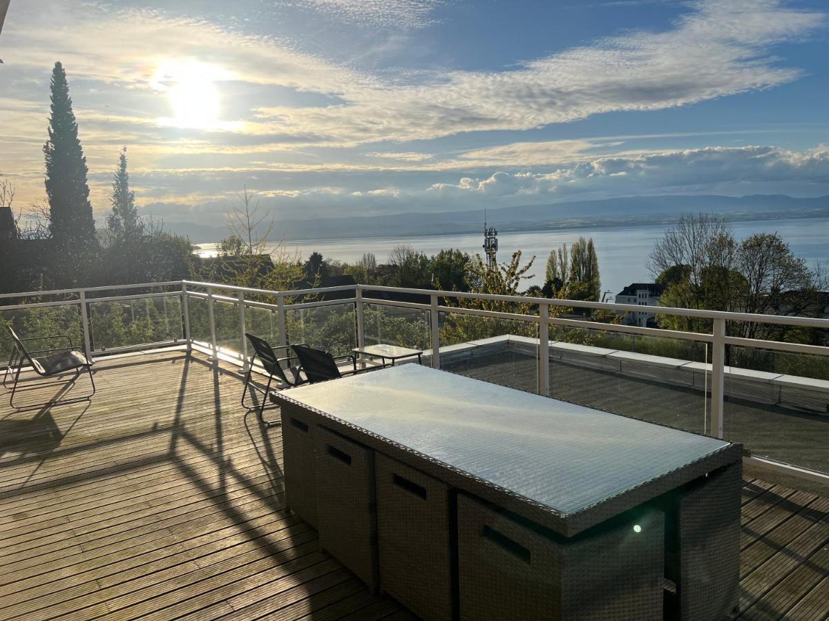Leman Panoramique Avec Terrasse A Deux Pas Du Centre-Ville Евіан-ле-Бен Екстер'єр фото